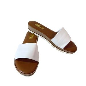 Cliffs by White Mountain Colleen Slip On Sandals Womens Size 7 New